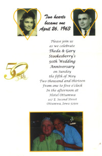 Gary's 50th Anniversity