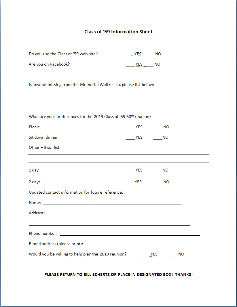 Information Survey